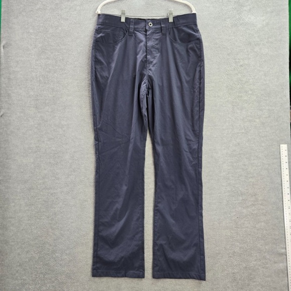 Eddie Bauer Men Pants 34X32‎ Gray Logo Nylon Spandex Outdoors Hiking